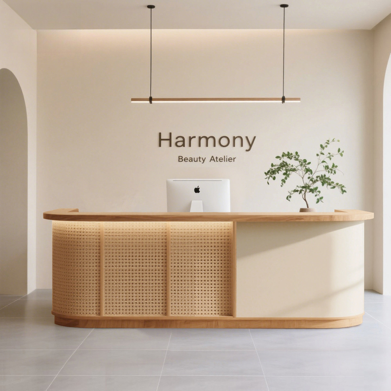 Beauty Salon Light Luxury Reception Desk, Small Counter, Clothing Store Cash Register, Company Information Desk, Medical Beauty Bar Counter Table Beauty Salon Light Luxury Reception Desk, Small Counter, Clothing Store Cash Register, Company Information Desk, Medical Beauty Bar Counter Table