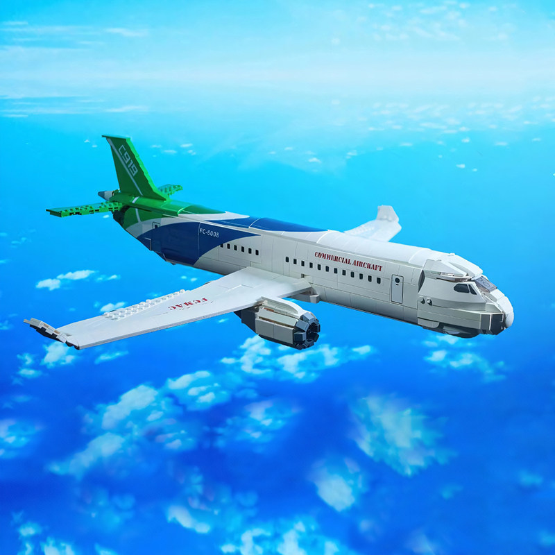 China's C919 Large Passenger Aircraft, Civil Aviation Boeing Toy, Domestic Large Aircraft Model, Assembled Airbus A380 Aviation Model China's C919 Large Passenger Aircraft, Civil Aviation Boeing Toy, Domestic Large Aircraft Model, Assembled Airbus A380 Aviation Model