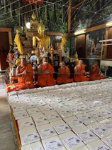 Thailands male and female treasures are now on the market Wat bang phli yai nai Southeast Asia 7 9 white cloth