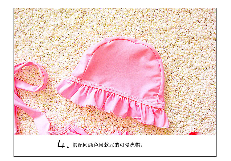 Đồ bơi cho bé gái Bộ bikini ba mảnh Hàn Quốc Spa dễ thương Chia bé gái Đồ bơi trẻ em trung bình 1-5 tuổi đồ bơi cho be gái 13 tuổi