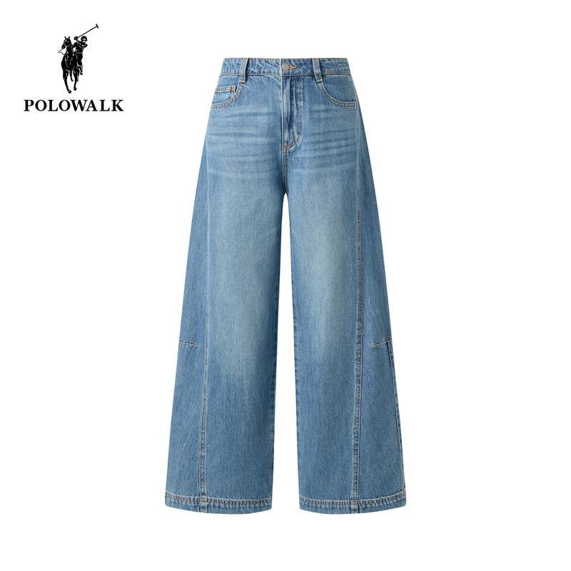 【Scimitar Pants】Polowalk Women's Jeans 2026 Spring/Summer New Vintage Trendy Loose Slimming Long Pants 【Scimitar Pants】Polowalk Women's Jeans 2026 Spring/Summer New Vintage Trendy Loose Slimming Long Pants
