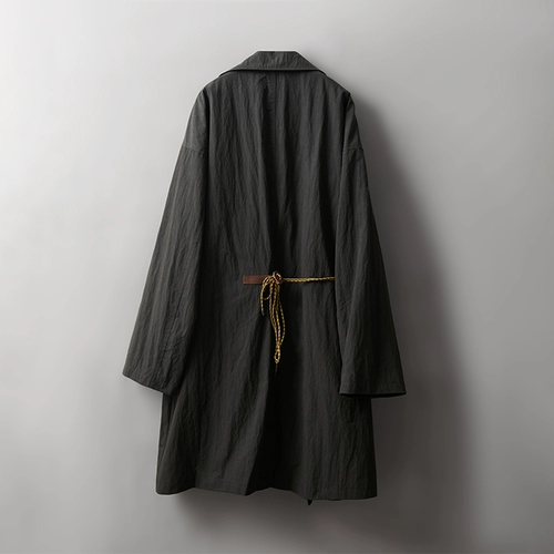 Yamamoto, ветровка с профилем в британском стиле на Уолл-стрит, японский стиль, мужская рабочая одежда средней длины, повседневная одежда в стиле ретро с лацканами