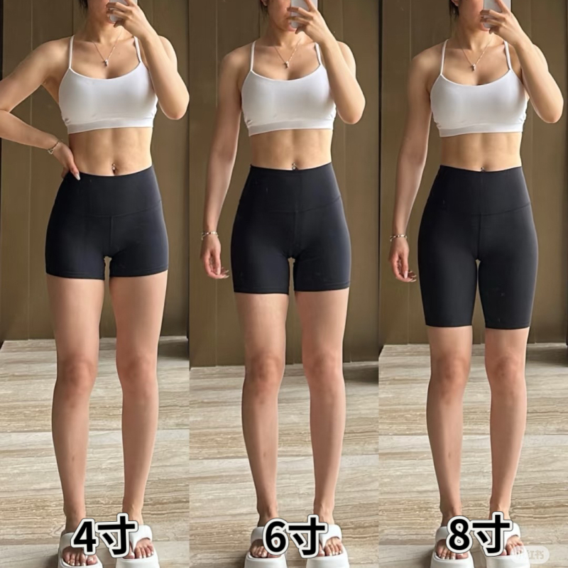 Lululemon Align Short 4/6/8/ 10inch Yoga Sports Fitness Nude High-Waisted Shorts Women's Summer