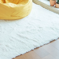 Одиночный длиннобайтный бежевый ковер 120*160