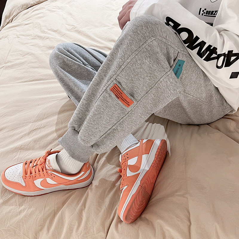 Summer Men's Cartoon Pants 2023 New Nine-point Pants Casual All-match Sports Beamed Trousers Pants Thin Section