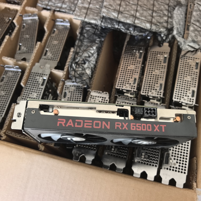 Lenovo Disassembled Rx 6500Xt 4g Graphics Card, Dual Fans, Low Power Consumption, Desktop Office, Home Gaming Upgrade