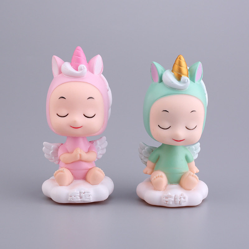 Cake Baking Pendulum decoration Enamelling Unicorn Unicorn Children Toy Cloud Dole Unicorn Boy Girl Birthday