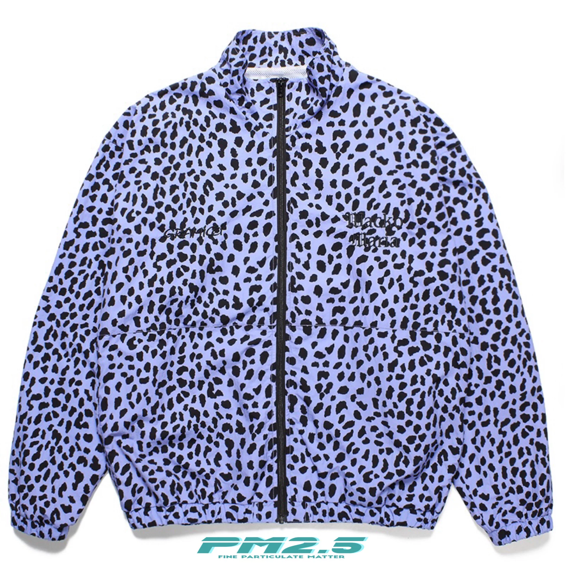 Покупка WACKOMARIA 23SS новая куртка TRACK JACKET с леопардовым принтом совместная с GRAMICCI, школьная форма