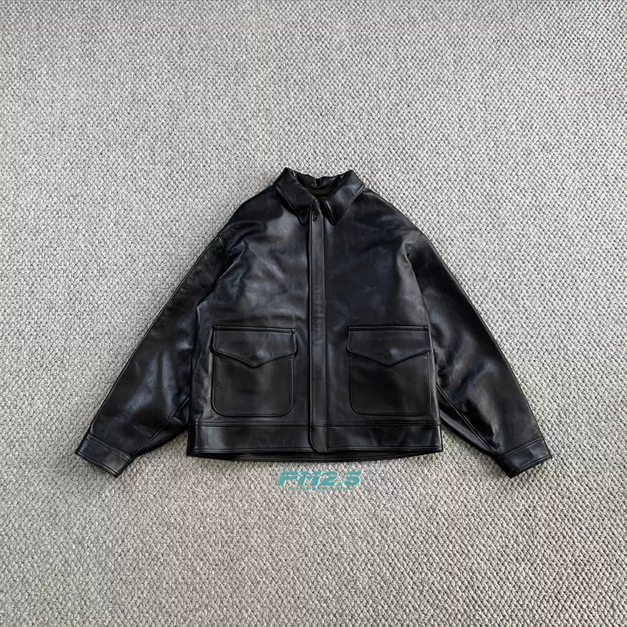 现货A.PRESSE 25aw Type A-2 Leather Flight Jacket羊皮夹克-淘宝