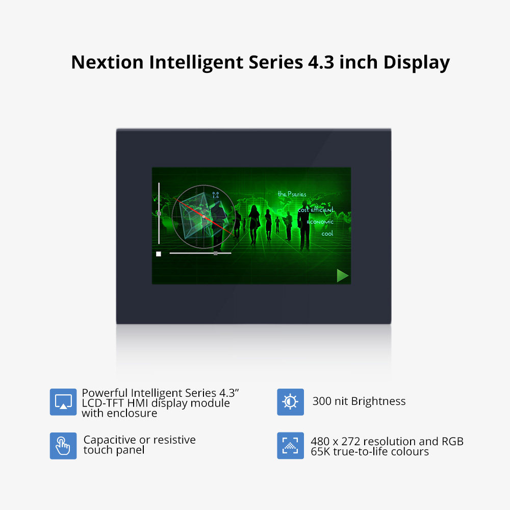Nextion 4 3 inch with enclosure HMI NX4827P043-011R-Y NX4827P043-011C-Y