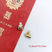 Азиатский золотой черный фейерверк кролик (1)