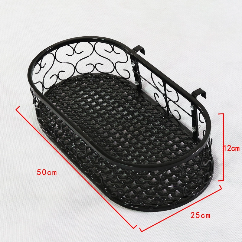 Bệ cửa sổ giá hoa ban công ban công sắt mọng nước treo chậu hoa giá trong nhà nhà cây giá trưng bày cửa sổ giá lưới an toàn chung cư 