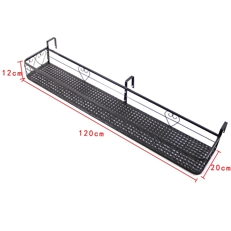 giá treo chậu hoa bằng sắt Giá để đồ ban công giá hoa giá sắt rèn lan can treo giá treo chậu hoa giá đỡ lan can bệ cửa sổ kệ hoa mọng nước chậu sắt treo ban công 