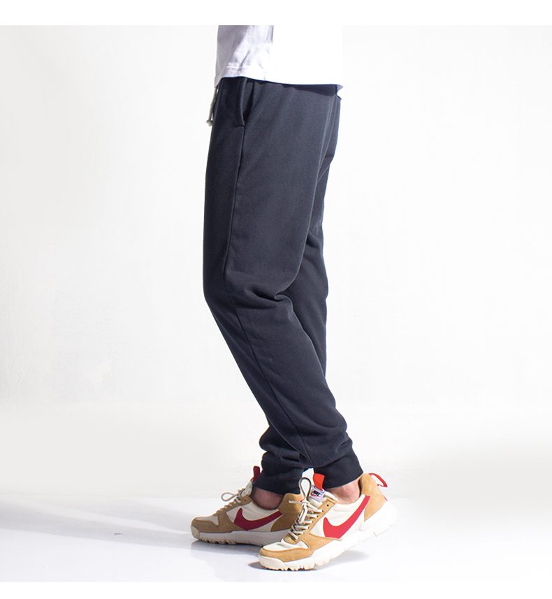 Mùa thu và mùa đông cotton cộng với quần lót nhung nhung quần quần nam miệng đan quần giản dị quần lỏng quần jogger nam cao cấp