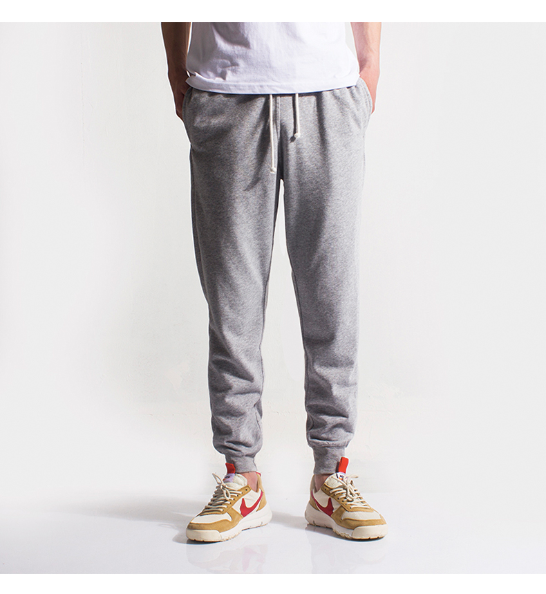 Mùa thu và mùa đông cotton cộng với quần lót nhung nhung quần quần nam miệng đan quần giản dị quần lỏng quần jogger nam cao cấp