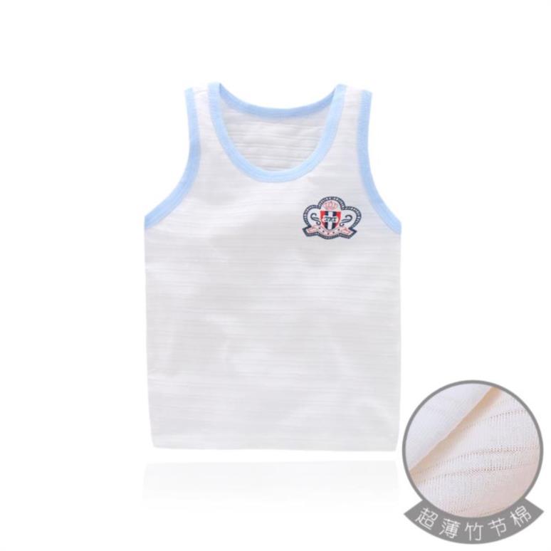 Thời trang sling childrens cô gái vest bên trong mùa hè và mùa hè bên ngoài triều mặc trẻ em nữ em bé dễ thương trẻ em bông nam mỏng.