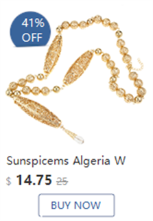 Комбинируемый комплект sunspicems gold color moroccan bride jewelry sets for women OTHER