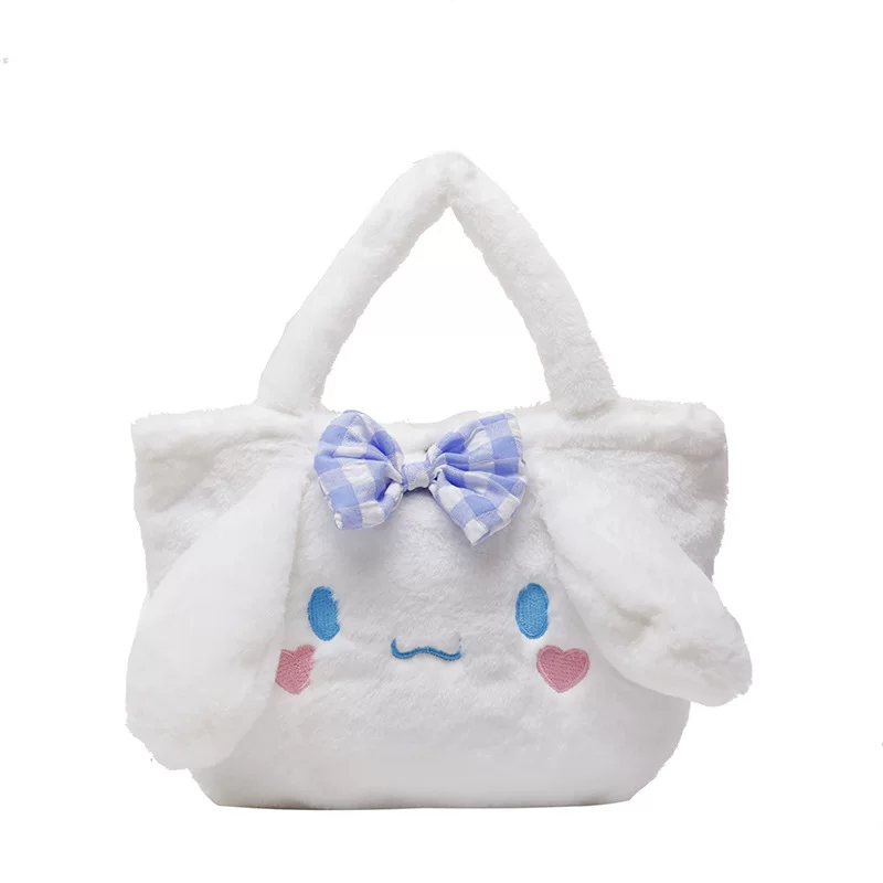 [Плюшевая сумка Санрио Kuromi Рюкзак My Melody Cinnamoroll хранение]