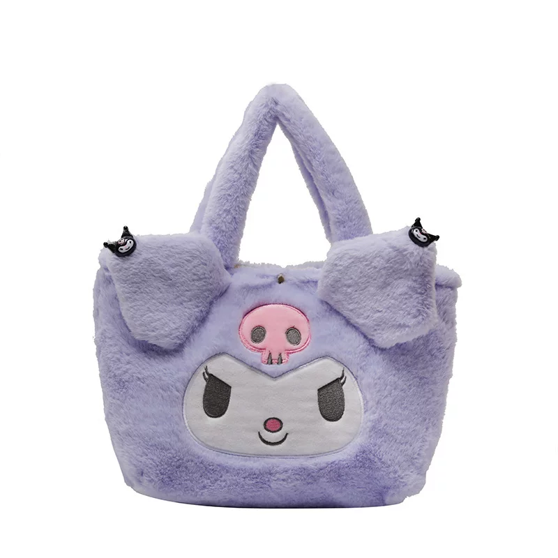 [Плюшевая сумка Санрио Kuromi Рюкзак My Melody Cinnamoroll хранение]