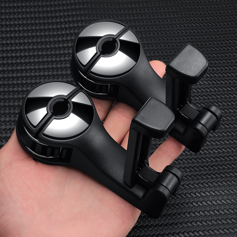 Car hook Car seat back multi-function storage car rear backrest invisible clothes hook rear mobile phone seat