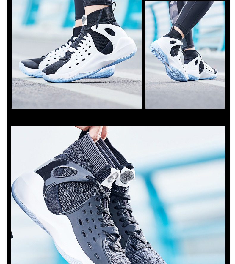 Giày bóng rổ Li Ning tốc độ âm thanh 6 驭 đẹp trai 11 thế hệ 6 hấp thụ sốc mang vớ vớ Wade cách 6 cao để giúp giày giày sneaker nam