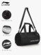 Li Ning bucket bag sport bag men Fitness crossbody bag portable large capacity black women's training bag ແຍກແຫ້ງແລະປຽກ