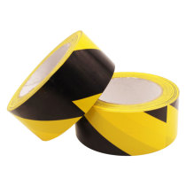 PVC black Yellow warning floor tape workshop floor scribing zebra crossing safety warning tape