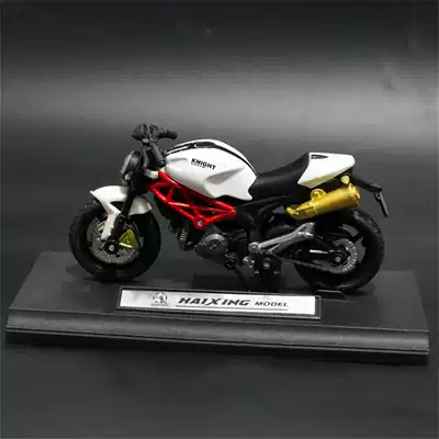 Simulation alloy car model Ducati car model metal locomotive locomotive racing toy car decoration decoration