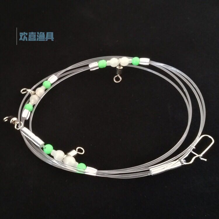 Night Light Gourd String Hook Fishing Group Bass black Head Yellow fish Eight Wolf Horse Noodle Peeling Fish Sea Chicken Universe Fishing Group