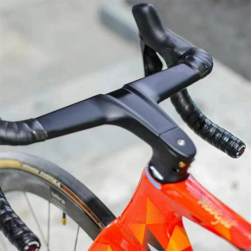 Rollingstone Third-Generation Road Bike Carbon Fiber Fully Integrated Aerodynamic Drop Handlebar Od1/Od2 Steerer Tube