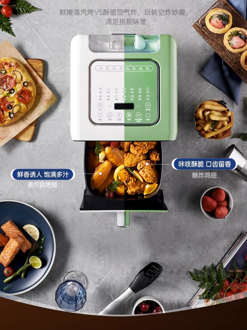 MORPHY RICHARDS аэрофритюрница для дома новая модель с паровой обжаркой большой емкости многофункциональная компактная с обзорным окном