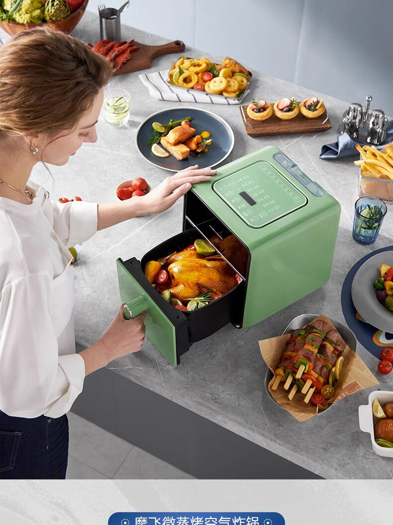 MORPHY RICHARDS аэрофритюрница для дома новая модель с паровой обжаркой большой емкости многофункциональная компактная с обзорным окном