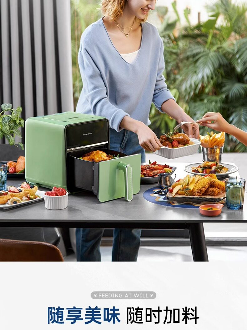 MORPHY RICHARDS аэрофритюрница для дома новая модель с паровой обжаркой большой емкости многофункциональная компактная с обзорным окном