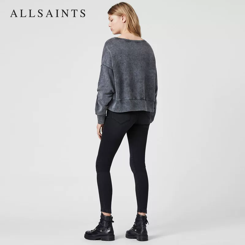 ALLSAINTS Майстер Пиро Асэнт спортивная одежда весна новое повседневное свитер с круглым вырезом WM061S