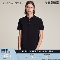 Allsaints Men's Polo Shirt Sheepskin Embroidered Top Short Sleeve T-Shirt 2022 Summer New Men's MD051H