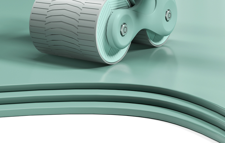 【陈洁kiki专享】健腹轮自动回弹收腹卷腹肌健身器材运动男女肘撑