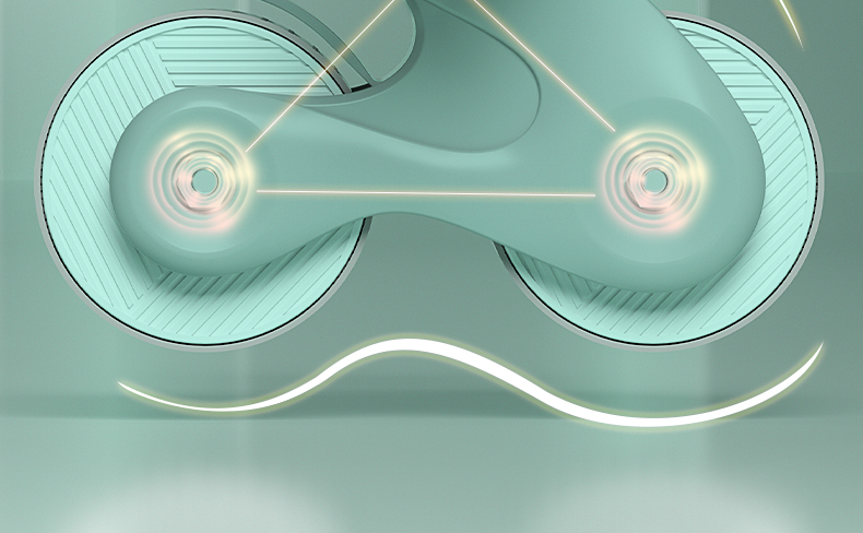 【陈洁kiki专享】健腹轮自动回弹收腹卷腹肌健身器材运动男女肘撑