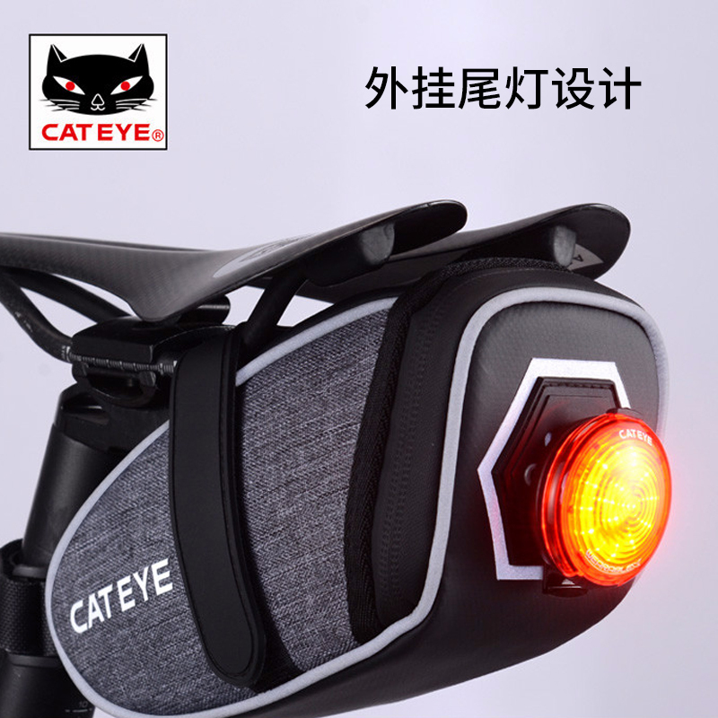CATEYE Cat Eye Bike Bag Tailpipe Bag Large Capacity Road Climbing Bike Riding Backseat Bag Accessories