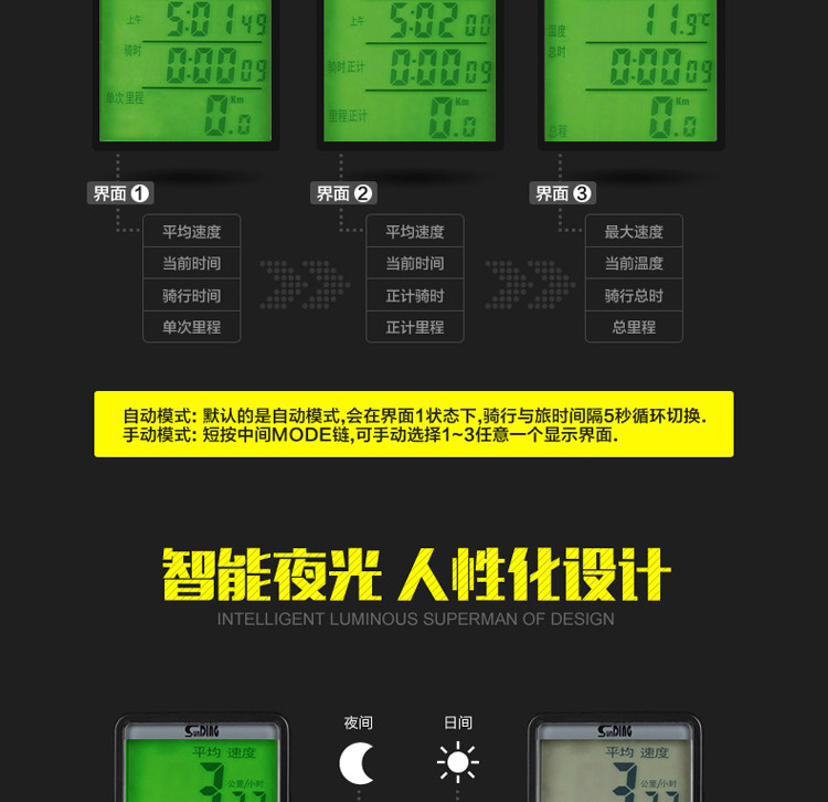 Compteur de vélo SUNDING - Ref 2429226 Image 25