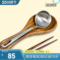 Taiwan Senderman spoon containing shelf imported foreign soprano-pyo-dish soup spoon rack leaking soup spoon holder cutlery holder kitchen