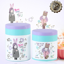 Sandman small stew beaker female 304 stainless steel stew pot convenient insulation lunch box office workers large capacity