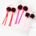 Phụ kiện tóc trẻ em Trung Quốc phong cách tóc giả cô gái tua streamer công chúa bóng đầu tấm retro nữ đầu hoa trang sức dây buộc tóc hoa cúc Phụ kiện tóc