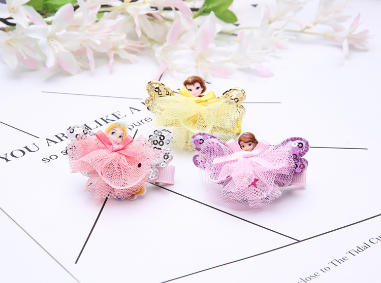 Trẻ em phụ kiện tóc lãng mạn băng Công chúa kẹp tóc Cô bé Hàn Quốc kẹp tóc bên clip trang sức cô gái đầu hoa buộc tóc scrunchies