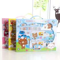 Childrens gift package opening gift box gift Primary School school supplies stationery set primary school supplies Primary School students gift prizes