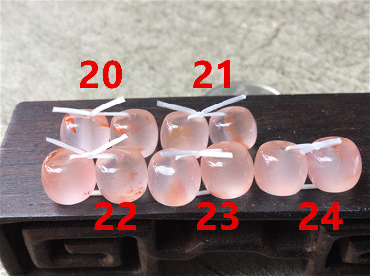 DIY аксессуары 正宗四川南红玛瑙冰飘.荔枝冻老形珠.桶珠..隔珠diy配件 77