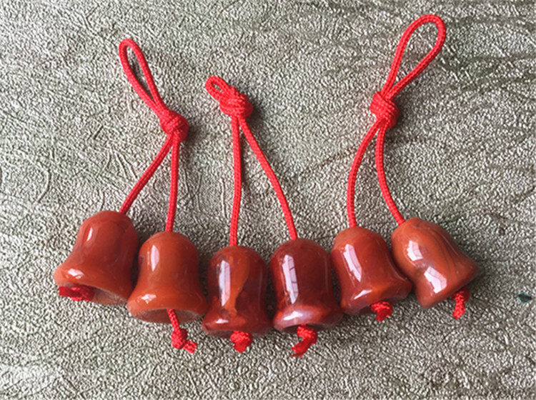 DIY аксессуары 天然川料南红玛瑙柿子红火焰纹.铃铛背云弟子珠diy配件237 OTHER