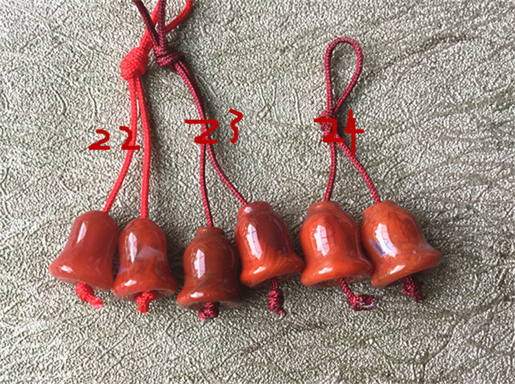 DIY аксессуары 天然川料南红玛瑙柿子红火焰纹.铃铛背云弟子珠diy配件237 OTHER