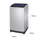 Haier Haier EB55M919 5,5 kg ký túc xá máy giặt tại nhà máy giặt hoàn toàn tự động EB70M919 - May giặt