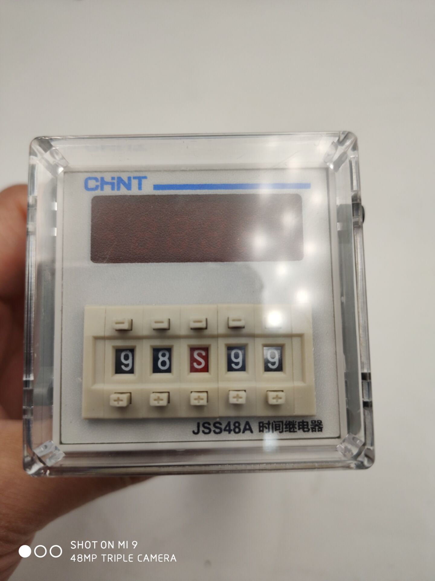Zhengtai time-lapse relay JSS48A 48 * 48 DH48 220v 24v silver points all the way to switch
