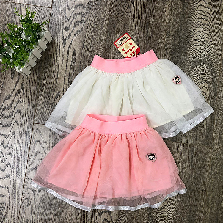 Attachment-owned MILIBAM rice grain class child clothing MBWH62341H spring and summer good cargo dress fluffy skirt short skirt